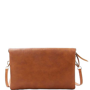 STYLISH TEXTURED PU LEATHER DESIGNER FASHION CROSSBODY CLUTCH JY-LHU-171