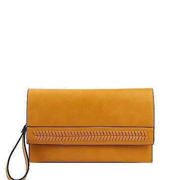 CHIC DESIGNER FASHION CLUTCH WITH TWO STRAPS JY-LHU-207