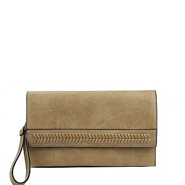 CHIC DESIGNER FASHION CLUTCH WITH TWO STRAPS JY-LHU-207