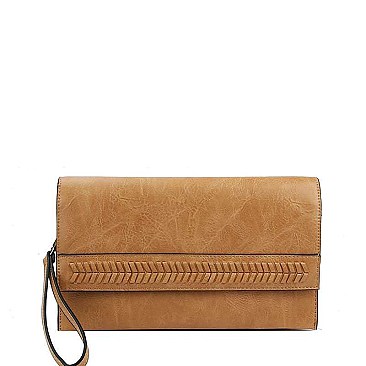 CHIC DESIGNER FASHION CLUTCH WITH TWO STRAPS JY-LHU-207