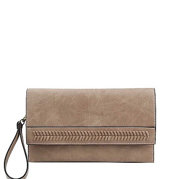 CHIC DESIGNER FASHION CLUTCH WITH TWO STRAPS JY-LHU-207