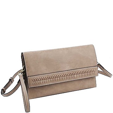 CHIC DESIGNER FASHION CLUTCH WITH TWO STRAPS JY-LHU-207