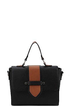 TWO COLOR CUTE CROSS BODY SHOULDER BAG