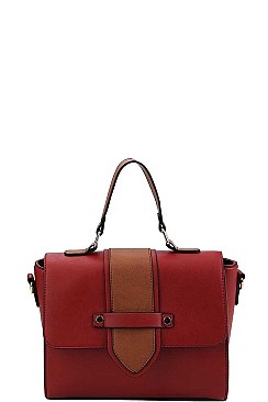 TWO COLOR CUTE CROSS BODY SHOULDER BAG