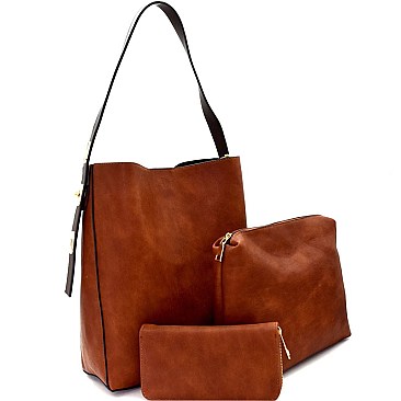 Extendable Strap 3 in 1 Hobo Wallet SET MH-LHU1321W