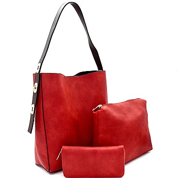 Extendable Strap 3 in 1 Hobo Wallet SET MH-LHU1321W