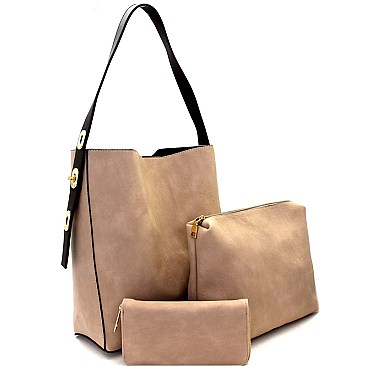 Extendable Strap 3 in 1 Hobo Wallet SET MH-LHU1321W