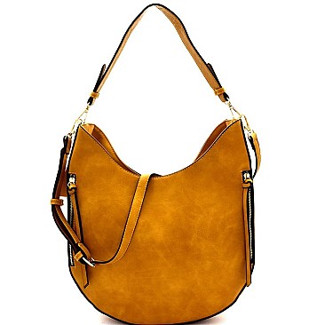 Hardware Accent Multi-Pocket 2-Way Hobo MH-LHU147