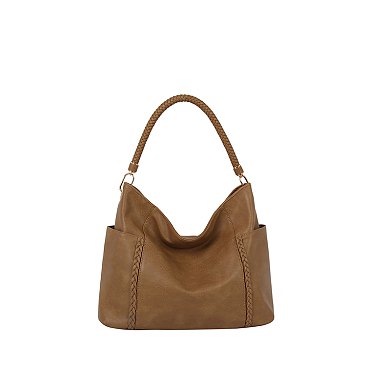 Fashion Braided Top Handle Shoulder Bag