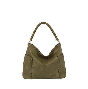 Fashion Braided Top Handle Shoulder Bag