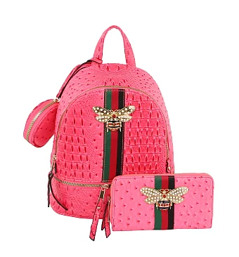 BACKPACK WHOLESALE SET WITH WALLET