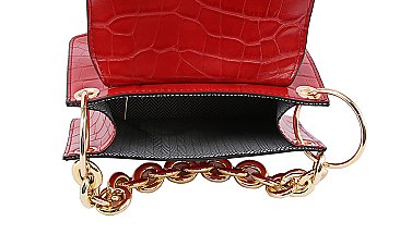 Croc Chain Link Convertible Bag Fanny Pack