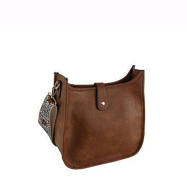 Fashion Hobo Crossbody Bag with Guitar Strap