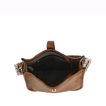 Fashion Hobo Crossbody Bag with Guitar Strap