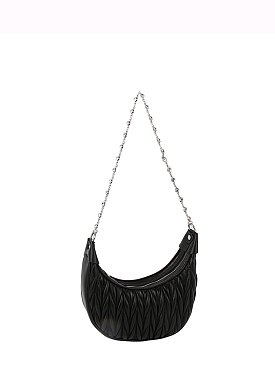 Chevron Quilted Crossbody Bag Hobo