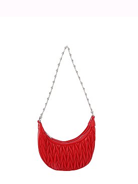 Chevron Quilted Crossbody Bag Hobo