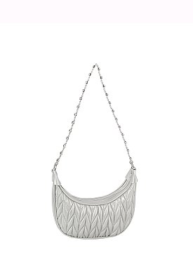 Chevron Quilted Crossbody Bag Hobo