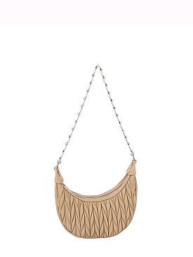 Chevron Quilted Crossbody Bag Hobo