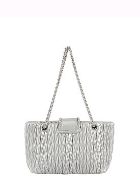 Chevron Quilted Classic Shoulder Bag
