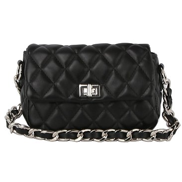 Quilted Flap Classic Shoulder Bag