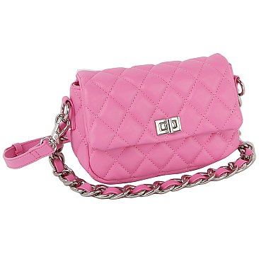 Quilted Flap Classic Shoulder Bag