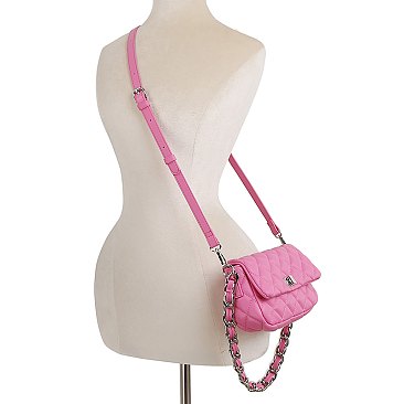 Quilted Flap Classic Shoulder Bag