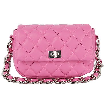 Quilted Flap Classic Shoulder Bag