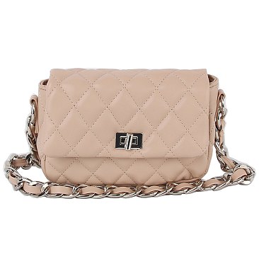 Quilted Flap Classic Shoulder Bag
