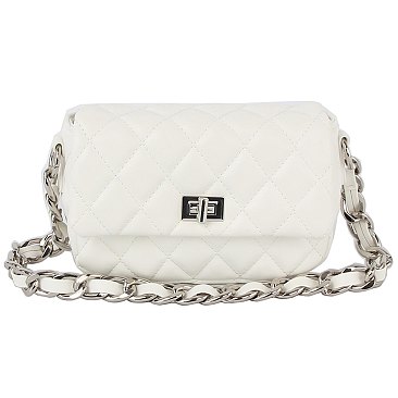 Quilted Flap Classic Shoulder Bag