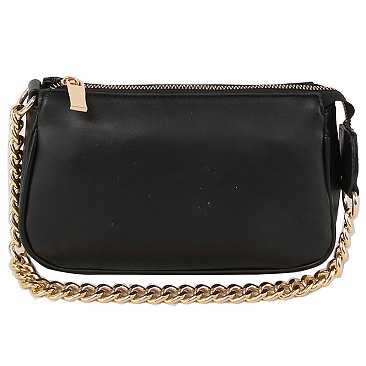 Fashion Chain Link Satchel Crossbody Bag