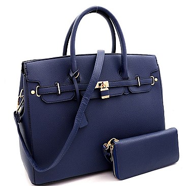 Kiss-Lock Oversize 2 Way Satchel Set