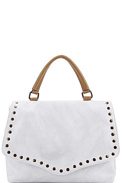 CHIC STYLISH DESIGNER BIG FLAP SATCHEL BAG JYLJN-002