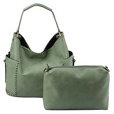 Whip stitch Side Pockets 2-in-1