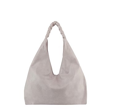 Braided Handle Shoulder Bag Hobo