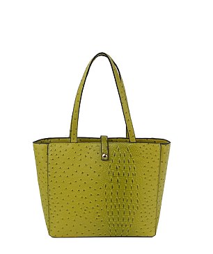 Ostrich Croc 3-in-1 Shopper Set