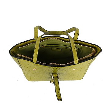 Ostrich Croc 3-in-1 Shopper Set