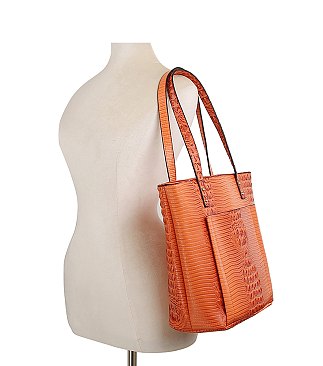 Alligator Croc 3-in-1 Shopper Set