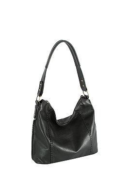 Braided Stripe Shoulder Bag Hobo