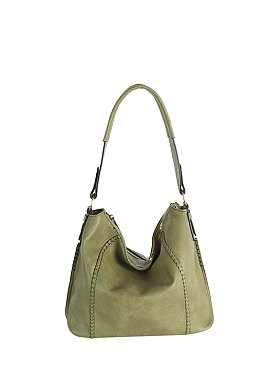 Braided Stripe Shoulder Bag Hobo