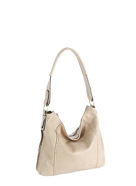 Braided Stripe Shoulder Bag Hobo