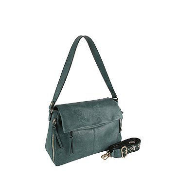 Flapover Messenger Guitar Strap Shoulder Bag
