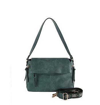 Flapover Messenger Guitar Strap Shoulder Bag