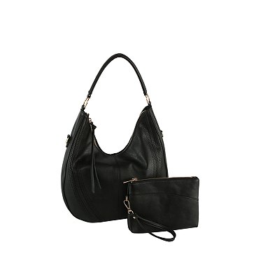 Laser Cut Print 2-in-1 Shoulder Bag Hobo