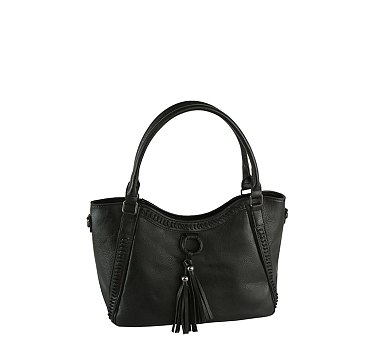 Fashion Tassel Stitch Satchel