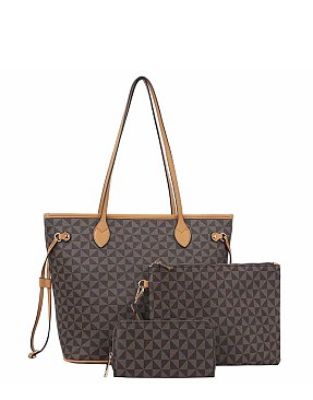 Fashion Monogram 3-in-1 Shopper