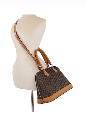 Fashion Monogram 2-in-1 Dome Satchel