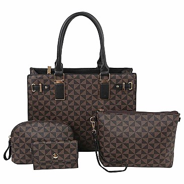 Monogram 4-in-1 Boxy Satchel Set