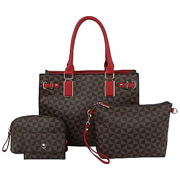 Monogram 4-in-1 Boxy Satchel Set