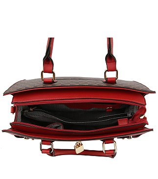 Monogram Padlock 2-in-1 Satchel
