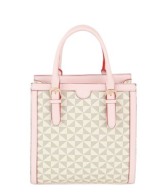 Monogram Top Handle Satchel Bag